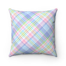 Load image into Gallery viewer, Step Beachs Plaid Square Pillow