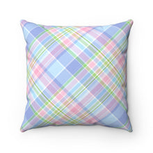 Load image into Gallery viewer, Step Beachs Plaid Square Pillow